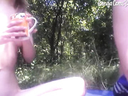 XXXlizaXXX бонга на природе