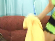 Adel4U в черных чулках