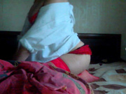 vesnushka69 в красном белье