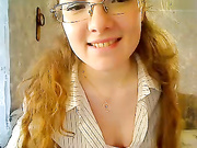 Рыженькая сучка в очках
