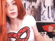 purple_bitch blow job in glass toy