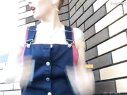 VipMelody на улице светит грудью и киской