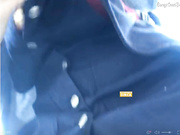 VipMelody на улице светит грудью и киской