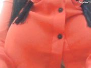 Anficalovex трясет бубсами в толчке