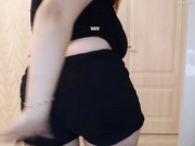 стриптиз от большегрудой мамки