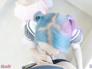 nyashka-LILI и Sia Siberia делают минет