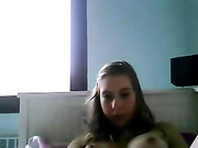 Олеся мастурбирует в видеочате