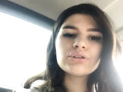 -MaybeBaby- сосет в машине