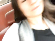 -MaybeBaby- сосет в машине