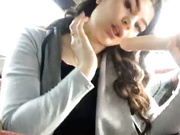 -MaybeBaby- сосет в машине