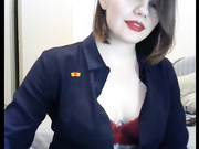 Eustoma "зарядила" попку пробкой