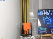 SweetButtocks - сосёт двойной дилдо