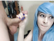 stardustbaby blowjob with cum in mouth & swallow