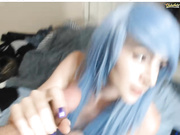 stardustbaby blowjob with cum in mouth & swallow