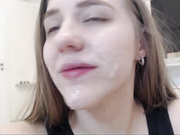 Обкончал лицо Tiffanybells