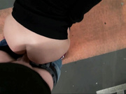 7088 Маленький членик, но влил как жеребец