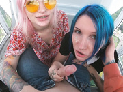 Keokistar (с подругой делают минет на колесе обозрения)