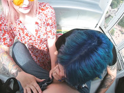 Keokistar (с подругой делают минет на колесе обозрения)