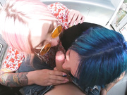 Keokistar (с подругой делают минет на колесе обозрения)