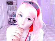 Sakura Haruno Suck Dick Cum in Mouth Ahegao Teen Naruto