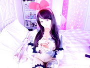 Kizuna Ai Secret Channel Cosplay Anal Pussy Fuck Cums