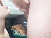 Lana Weiss старательно сосет