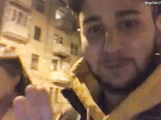 karinka1sex сосет на улице