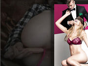 трахает себя в зад