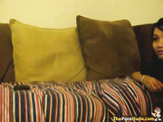 Horny Asian Exchange Student Fucks Her White BF