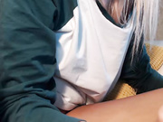 Beautiful blonde went crazy with horny Perfect Pussy