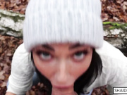 Shaiden Rogue минет и окончание в рот в лесу