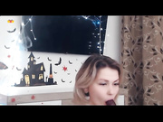 Molly-Bloomm минет 2 дилдо