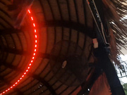 SweetButtocks светит киской в кафе