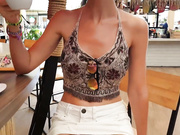 SweetButtocks в кафе (платный контент)