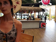 SweetButtocks в кафе (платный контент)