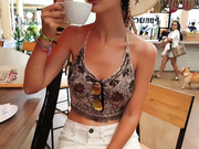 SweetButtocks в кафе (платный контент)