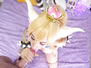 purple_bitch - ANAL cosplay Bowsette gets creampie