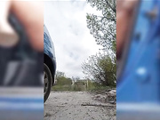 AlisaFist шоу с бутылкой шампанского