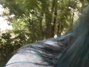 Amallllia дрочит в парке