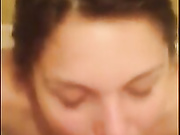 кончил Машке прямо в рот