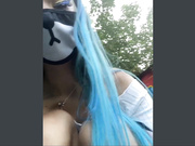 Amallllia дрочит за гаражами