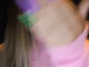 Amallllia ночью с порванными колготками на улице