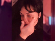 Florensis в колготках шалит на кровати