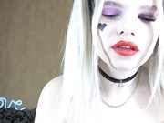 Amanda-Angel и черный дилдо-9