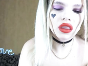 Amanda-Angel и черный дилдо-9