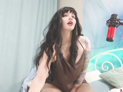 FettishDi шоу в колготках+обнажение