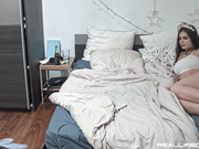 RLC,Ulyana stay alone and fuck her pink dildo