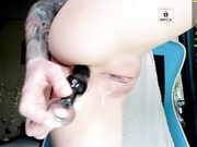 -Elysi- fuck that ass with black dildo