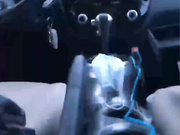 BellaLike - трахает себя дилдо в машине