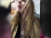 Katrinka squirt show in bus